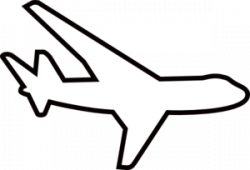 Plane Clipart Black And White | Free download best Plane Clipart ...