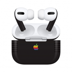 RETRO BLACK SKIN FOR AIRPODS PRO