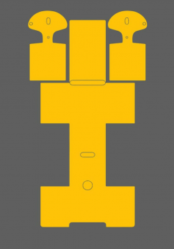 Airpods Skin Cut Vector Template For | CQRecords