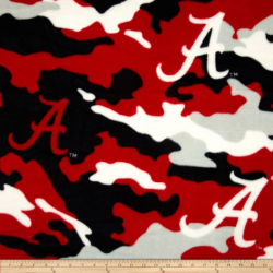 NCAA Alabama Crimson Tide Fleece Camo Crimson