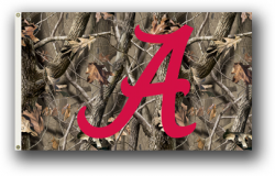 Alabama Crimson Tide 3x5 Realtree Camo Flag
