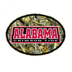 Details about Alabama Crimson Tide Camo Euro With Alabama Decal