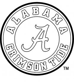 Alabama Crimson Tide Coloring Page - Coloring Home