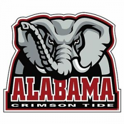 Details about ALABAMA CRIMSON TIDE Large Elephant X-Large Super Size Decal