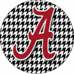 Alabama Inspired Houndstooth Crimson Tide Edible Image ...