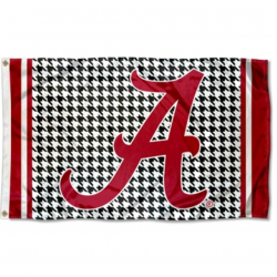 Alabama Crimson Tide Houndstooth Logo Flag your Houndstooth ...