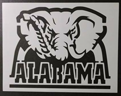Amazon.com: Custom Stencil Alabama Crimson Tide Big Al ...