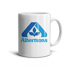 Amazon.com: White Ceramic Mug Albertson- Coffee Mugs 330ML ...