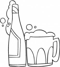 Alcohol clipart black and white 2 » Clipart Station