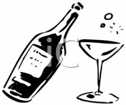 Alcohol clipart black and white 1 » Clipart Station