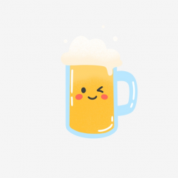 Hand Drawn Cute Beer, Alcohol, Craft Beer, Cute PNG ...