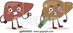 EPS Vector - Alcohol harm vector illustration. Stock Clipart ...