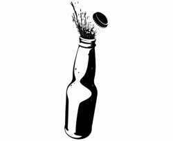 Beer, Bottle, Opening, Alcohol, Silhouette,SVG,Graphics ...