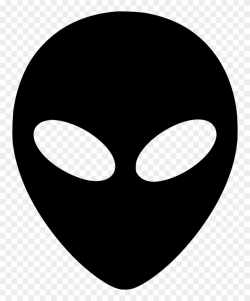 Alien Icon - Black Alien Face Clipart (#1861164) - PinClipart