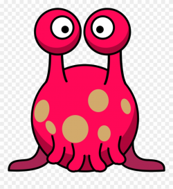 Pink Eyes Clipart Red Monster - Red Alien Clipart - Png Download ...
