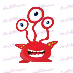 Red alien clipart 2 » Clipart Portal
