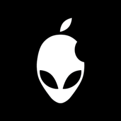 Details about Alienware Vinyl Decal - Sticker Gamer Gaming PC Tuning Mac  Apple Logo alien