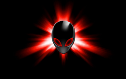 Alienware Desktop Background Alien Head Star Behind By ...