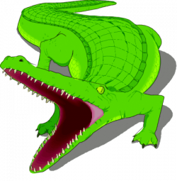 Alligator clipart scary, Alligator scary Transparent FREE ...