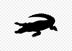White Background clipart - Alligators, Crocodile, Silhouette ...