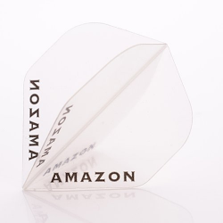 9 x AMAZON DARTS FLIGHTS STANDARD TRANSPARENT CLEAR (3 sets) by PerfectDarts