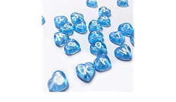 Amazon.com: Letter Beads Transparent Pony Love Heart Style ...