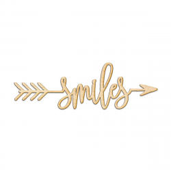 Amazon.com: Smiles Right Arrow Wood Sign Home Decor Wall Art ...