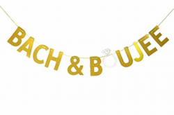 Amazon.com: Bach & Boujee Banner | Bachelorette Party Banner ...