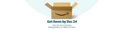 Holiday Delivery Calendar @ Amazon.com
