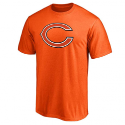 Reebok Chicago Bears Primary Logo Orange T-Shirt