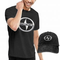 SHENGN Men Custom Breathable Scion Vehicle Logo.SVG Short ...