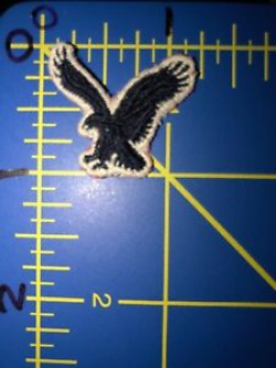 Details about American Eagle Logo Patch Navy Blue White Flying Bird Hawk  Falcon Clothing USA