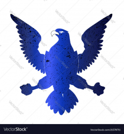 American eagle in silhouette