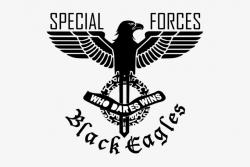 Black Eagles Logo American Eagle Head - White Supremacist ...