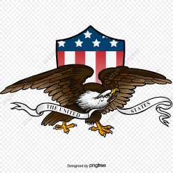 American Eagle Shield Hand Painted Elements Of American Logo ...