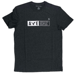 American Eagle. AE Logo Crew and V Neck (Dark Grey White ...