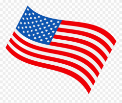 Of The United - Usa Flag Cartoon Png Clipart (#364878) - PinClipart