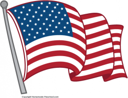 cartoon american flag American flag clipart cute pencil and in color ...