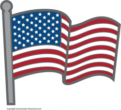 Free American Flags Clipart