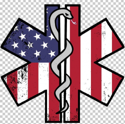 Flag Of The United States Star Of Life Firefighter Decal PNG ...