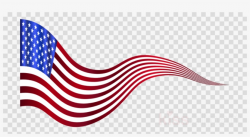 Usa Flag Banner Clipart United States Of America Flag - Silhouette ...