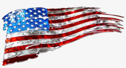 Tattered American Flag Png Picture Transparent Library - Transparent ...