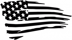 Tattered American Flag