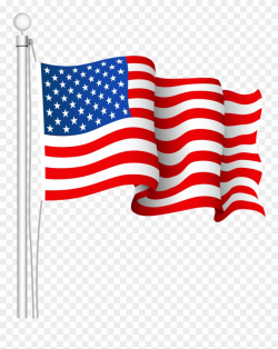 Flag Clip Art Flag Clipart Fans - American Flag Png Clipart ...