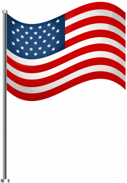 USA Waving Flag Transparent PNG Clip Art Image | Gallery ...