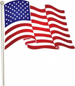 American flag clip art waving free clipart images - ClipartAndScrap