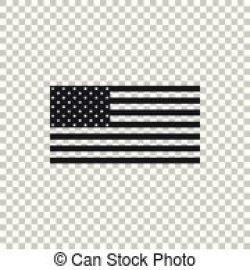 Vector usa balloon design of american flag on transparency ...