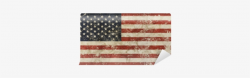 Old Grunge Vintage Faded American Us Flag Wall Mural - Us ...
