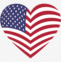 svg heart american flag - american flag heart PNG image with ...