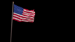 American Flag with Transparency for Stock Footage Video (100 ...